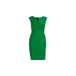 Sukienki krótkie Lauren Ralph Lauren GREEN-CAP SLEEVE-DAY DRESS. Zielone sukienki damskie Lauren Ralph Lauren, bez wzorów, bez kołnierzyka, z krótkim rękawem, krótkie, mini. Za 659,00 zł.