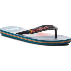 Japonki QUIKSILVER - AQYL100685 Xknb. Czarne klapki męskie Quiksilver, bez wzorów, z tworzywa sztucznego. W wyprzedaży za 69,00 zł.