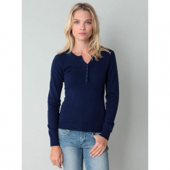 Sweter w kolorze granatowym. Niebieskie bez kategorii marki William de Faye, z kaszmiru. W wyprzedaży za 136,95 zł.