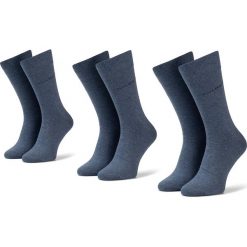 Zestaw 3 par wysokich skarpet unisex TOM TAILOR - 9003 Light Denim 434. Niebieskie skarpetki damskie Tom Tailor, bez wzorów, z elastanu. Za 45,00 zł.