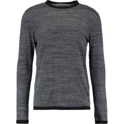 Swetry klasyczne męskie: Jack & Jones JCOMAIZE CREW NECK Sweter dark grey
