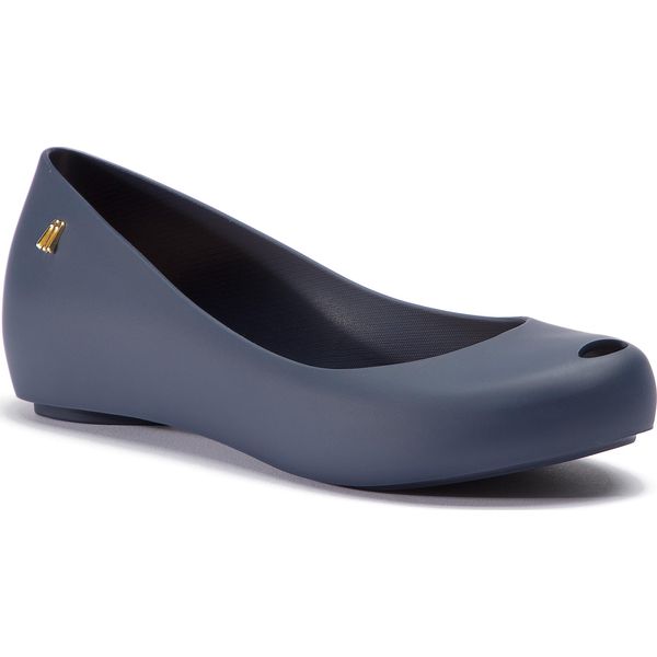 Baleriny MELISSA - Ultragirl Basic Ad 31976 Blue/Pink 52227. Niebieskie baleriny damskie Melissa, bez wzorów, z tworzywa sztucznego, klasyczne, bez obcasa, bez zapięcia. W wyprzedaży za 169,00 zł.