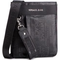 Saszetka VERSACE JEANS - E1YTBB23 71116 899. Czarne torby męskie skórzane Versace Jeans, bez wzorów, z jeansu, młodzieżowe. W wyprzedaży za 289,00 zł.