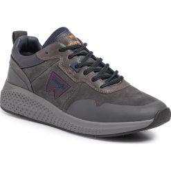 Sneakersy WRANGLER - Sequoia Patch WM92141A Anthracite 096. Szare sneakersy męskie Wrangler, z zamszu. W wyprzedaży za 259,00 zł.