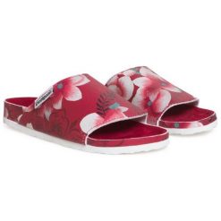 Desigual Klapki Damskie Sandal Hindi Dance 40 Czerwone. Czerwone klapki damskie marki Desigual, bez wzorów, bez obcasa. Za 129,00 zł.