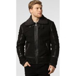 Gipsy - Męska kurtka skórzana – Airforce, czarny. Czarne kurtki męskie Gipsy, m, bez wzorów, eleganckie, bez kaptura. Za 799,95 zł.