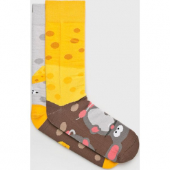 Nanushki - Skarpety. Szare skarpetki męskie marki Nanushki, z elastanu. Za 24,90 zł.