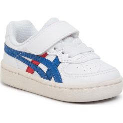 Sneakersy ONITSUKA TIGER - Gsm Ts 1184A023 White/Imperial 100. Białe trampki chłopięce Onitsuka Tiger, bez wzorów, ze skóry ekologicznej, na rzepy. Za 189,00 zł.