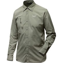Koszula funkcyjna "Puez" w kolorze khaki. Brązowe koszule męskie Salewa, m, z materiału. W wyprzedaży za 149,95 zł.