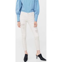 Mango - Jeansy. Szare rurki damskie Mango. W wyprzedaży za 69,90 zł.