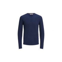 Swetry Premium By Jack jones 12136977 CHAMP KNIT. Niebieskie swetry męskie Premium By Jack jones, xxl, bez wzorów, bez kołnierzyka, bez kaptura. Za 164,63 zł.