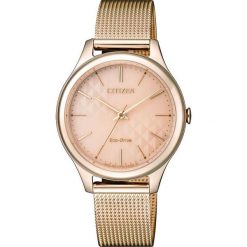 ZEGAREK CITIZEN Lady EM0503-83X. Analogowe zegarki damskie CITIZEN, sztuczne. Za 690,00 zł.