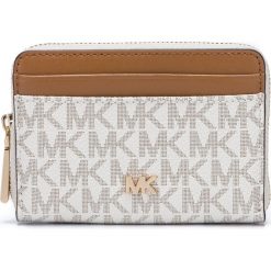 Michael Kors Portfel Biały Brązowy. Pomarańczowe portfele damskie Michael Kors, bez wzorów, z materiału. Za 350,95 zł.