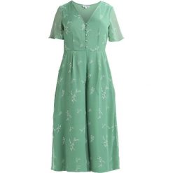 Kombinezony damskie: Neon Rose HEATHER FLORAL TEA Kombinezon green