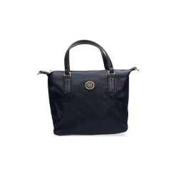 Torebki do ręki Tommy Hilfiger AW0AW04361 POPPY SMALL TOTE. Niebieskie torebki klasyczne damskie TOMMY HILFIGER, bez wzorów, do ręki, bez dodatków. Za 255,29 zł.