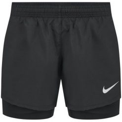 Szorty sportowe NIKE Nk 10K 2In1 CK1004. Czarne spodnie damskie Nike, xl, bez wzorów, z elastanu. Za 129,00 zł.
