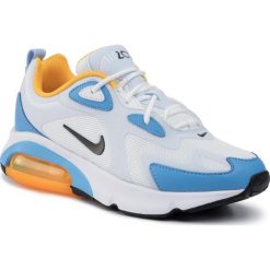 Buty NIKE - Air Max 200 AT6175 101 White/Black/Half Blue. Niebieskie buty sportowe damskie Nike, bez wzorów, ze skóry ekologicznej, sportowe, nike air max. W wyprzedaży za 369,00 zł.