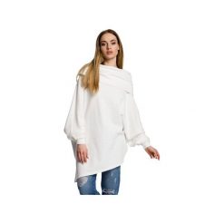 M355 Asymetryczna bluza z szerokim kołnierzem. Bluzy damskie Moe, m, bez wzorów, z bawełny, bez rękawów, bez kaptura. Za 149,00 zł.