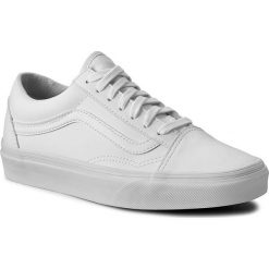 Tenisówki VANS - Old Skool VN0A38G1ODJ (Classic Tumble) Truewhite. Białe półbuty damskie marki Vans, bez wzorów, z gumy, bez zapięcia. Za 319,00 zł.