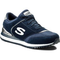 Sneakersy SKECHERS - Revival 910/NVY Navy. Niebieskie półbuty damskie marki Skechers, ze skóry. Za 299,99 zł.