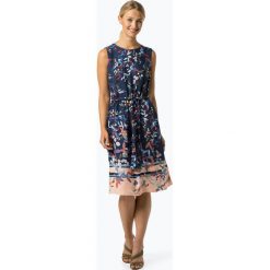 Esprit Collection - Sukienka damska, niebieski. Niebieskie sukienki damskie Esprit Collection, w kwiaty, bez kołnierzyka, bez rękawów, dopasowane. Za 299,95 zł.