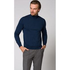 Golf Jeans Sterling. Niebieskie swetry męskie LANCERTO, xl, bez wzorów, z bawełny, eleganckie. Za 199,90 zł.