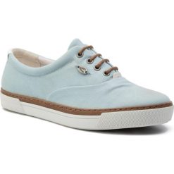 Tenisówki CAMEL ACTIVE - Racket 842.74.02 Aqua. Niebieskie trampki i tenisówki damskie Camel Active, bez wzorów, z gumy, bez zapięcia. W wyprzedaży za 239,00 zł.