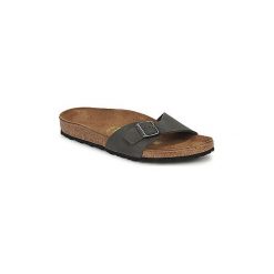 Klapki Birkenstock MADRID. Szare kapcie męskie marki Birkenstock, bez wzorów. Za 269,00 zł.