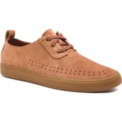 Półbuty CLARKS - Kessell Fly 261390657 Tan Suede. Pomarańczowe półbuty męskie Clarks, na co dzień, bez wzorów, ze skóry, bez zapięcia. W wyprzedaży za 199,00 zł.