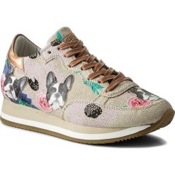 Sneakersy PHILIPPE MODEL - Etoile TBLD EF04 Bulldog Buerre. Brązowe sneakersy damskie marki Philippe Model, na co dzień, bez wzorów, ze skóry ekologicznej, bez obcasa, na koturnie, bez zapięcia. W wyprzedaży za 849,00 zł.
