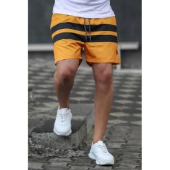 Spodenki męskie BENJAMIN MUSTARD / BLACK. Żółte jeansy męskie IVET, na co dzień, m, bez wzorów, z jeansu. W wyprzedaży za 49,00 zł.