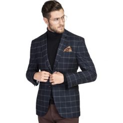 Marynarka LEONARDO MAGR000199. Pomarańczowe marynarki męskie Giacomo Conti, m, bez wzorów, z elastanu, eleganckie. Za 599,00 zł.