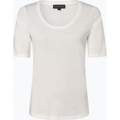 Franco Callegari - T-shirt damski, beżowy. Brązowe t-shirty damskie Franco Callegari, bez wzorów, z dżerseju, eleganckie, bez kołnierzyka. Za 59,95 zł.