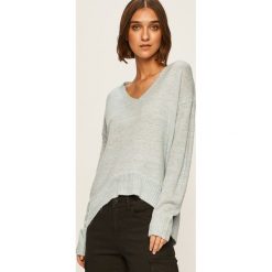 Vero Moda - Sweter. Niebieskie swetry damskie Vero Moda, s, bez wzorów, z elastanu, bez rękawów, bez kaptura. W wyprzedaży za 49,90 zł.