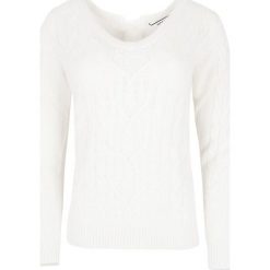 Sweter Naf Naf. Białe swetry damskie NAF NAF, bez wzorów. Za 159,00 zł.