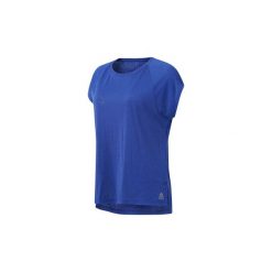 T-shirty z krótkim rękawem Reebok Sport Koszulka Burnout. Niebieskie topy sportowe damskie marki Reebok Sport, s, z krótkim rękawem. Za 149,00 zł.