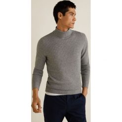 Mango Man - Sweter Carino. Szare golfy męskie Mango Man, l, z dzianiny. Za 199,90 zł.