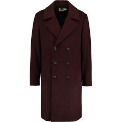 Topman OVERSIZE Płaszcz wełniany /Płaszcz klasyczny burgundy. Czerwone płaszcze wełniane męskie marki Topman, l, klasyczne. Za 509,00 zł.