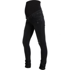 Supermom Jeans Skinny Fit black denim. Czarne jeansy damskie relaxed fit marki Supermom, z bawełny. W wyprzedaży za 239,20 zł.