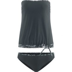 Stroje dwuczęściowe damskie: Tankini (2 części) bonprix czarny