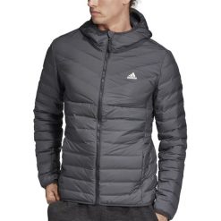 ADIDAS VARILITE HOODED JACKET > DZ1420. Pomarańczowe kurtki męskie Adidas, s, bez wzorów, z tkaniny, street, bez kaptura. W wyprzedaży za 399,99 zł.