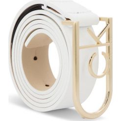 Pasek Damski CALVIN KLEIN - 2.5CM Ck Rounded Buc K60K604752 85 101. Białe paski damskie Calvin Klein, w paski, ze skóry. Za 279,00 zł.
