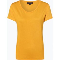 Franco Callegari - T-shirt damski, żółty. Żółte t-shirty damskie marki Franco Callegari, bez wzorów, z dżerseju, bez kołnierzyka. Za 89,95 zł.