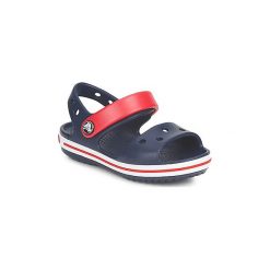 Sandały Dziecko Crocs CROCBAND SANDAL. Niebieskie sandały dziewczęce Crocs, bez zapięcia. Za 129,00 zł.