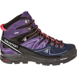 Buty trekkingowe damskie: Salomon Buty damskie X Alp Mid Ltr GTX W Black/Nightshade Grey/Coral Punch r. 41 1/3 (391947)
