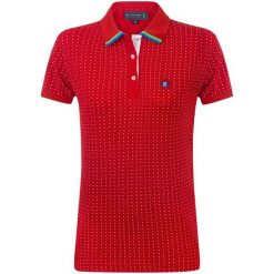 Sir Raymond Tailor Koszuka Polo Damska Form Xl Czerwony. Czerwone koszulki damskie Sir Raymond Tailor, xl, bez wzorów, polo, z krótkim rękawem. W wyprzedaży za 75,90 zł.