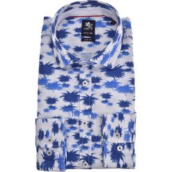 Koszule męskie: Koszula – Slim fit – w kolorze niebieskim