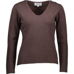 Sweter w kolorze brązowym. Pomarańczowe swetry damskie marki Cashmere & Jackets, s, bez wzorów, z kaszmiru, bez rękawów, bez kaptura. W wyprzedaży za 137,95 zł.