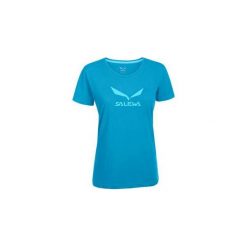 T-shirty z krótkim rękawem Salewa Koszulka Solidlogo DRY W S/S TEE 24555-8241. Niebieskie t-shirty damskie marki Salewa, s. Za 90,30 zł.