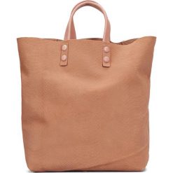 Skórzana torebka w kolorze brązowym - 45 x 46 x 11 cm. Pomarańczowe torebki klasyczne damskie Marc O' Polo, w paski, ze skóry. W wyprzedaży za 434,95 zł.